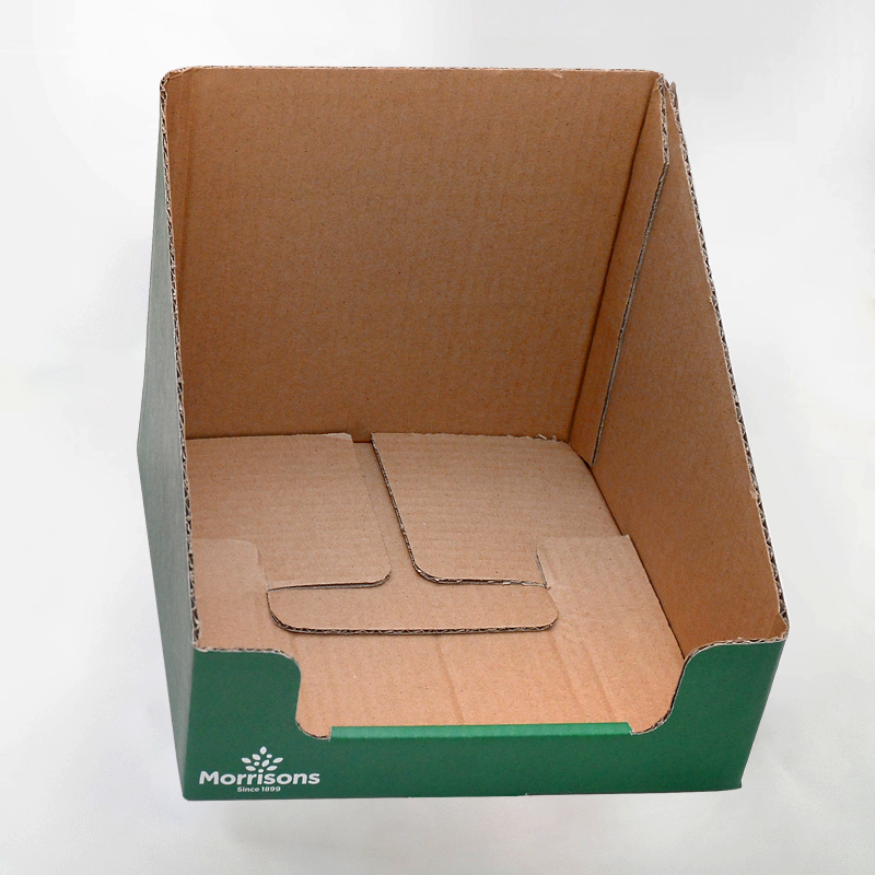 Morrisons超市展示世纪注册盒，食品世纪注册彩盒