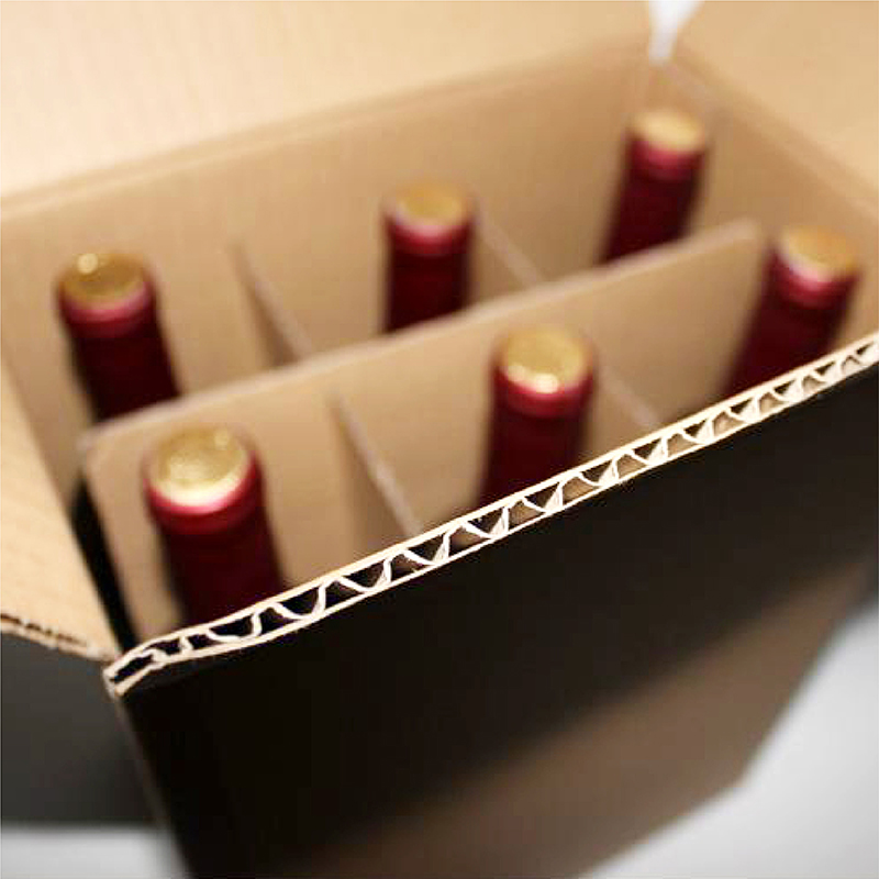 葡萄酒瓦楞纸盒或红酒世纪注册礼盒