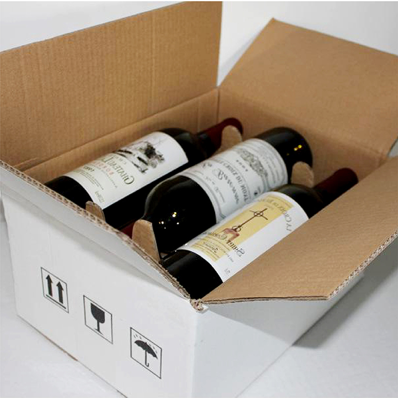 葡萄酒瓦楞纸盒或红酒世纪注册礼盒