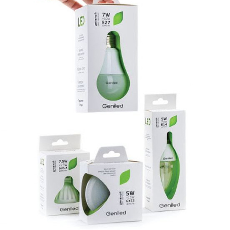 LED吸顶灯泡灯具世纪注册盒设计定制