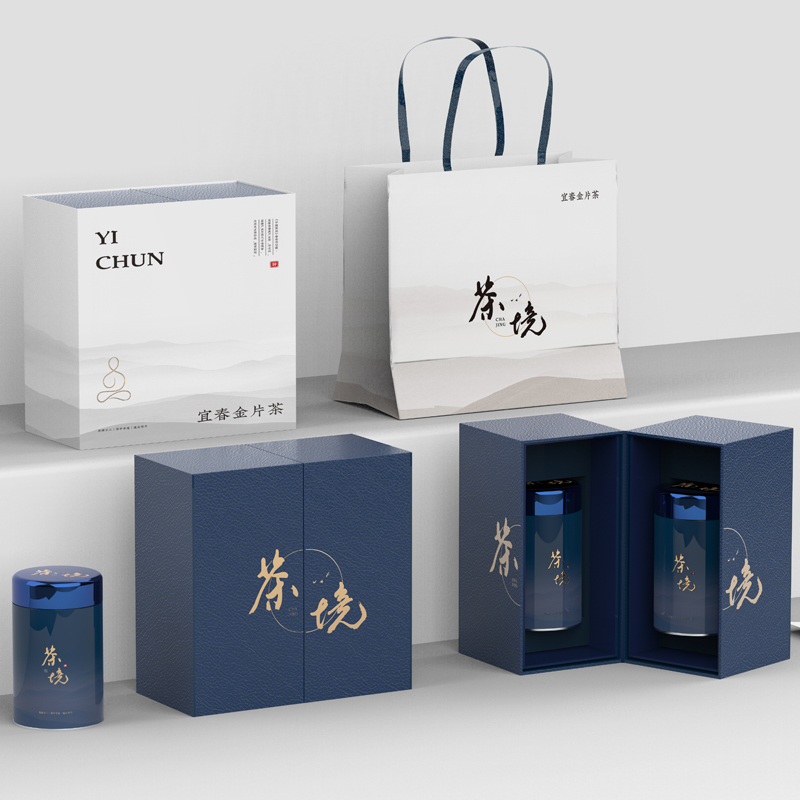 绿茶、铁观音、红茶等茶叶世纪注册礼品盒