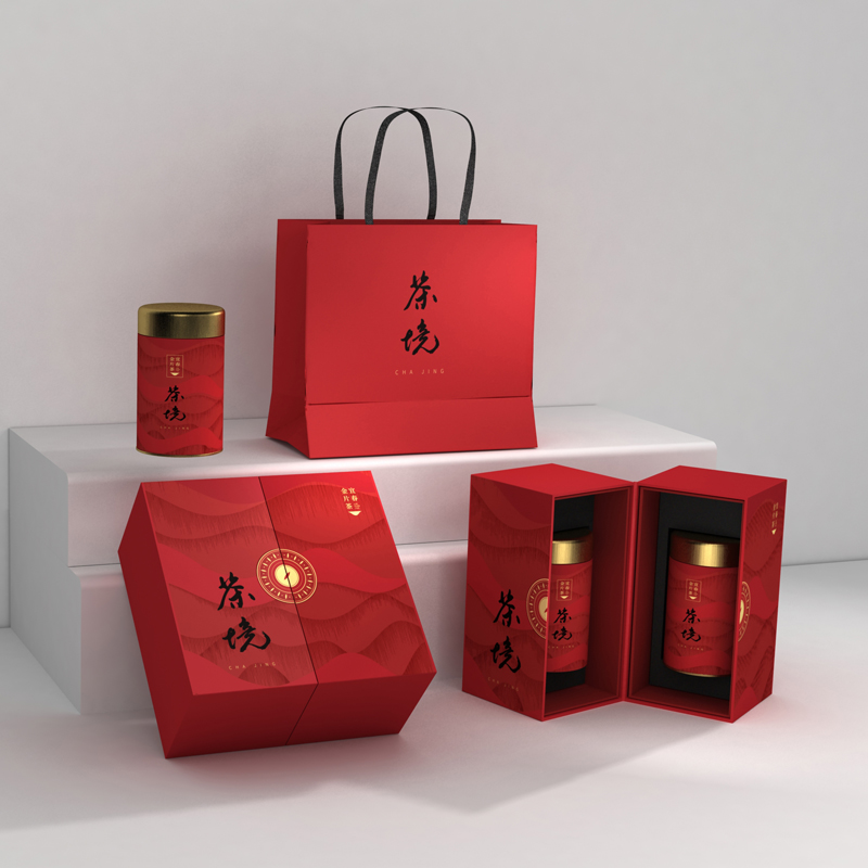 绿茶、铁观音、红茶等茶叶世纪注册礼品盒