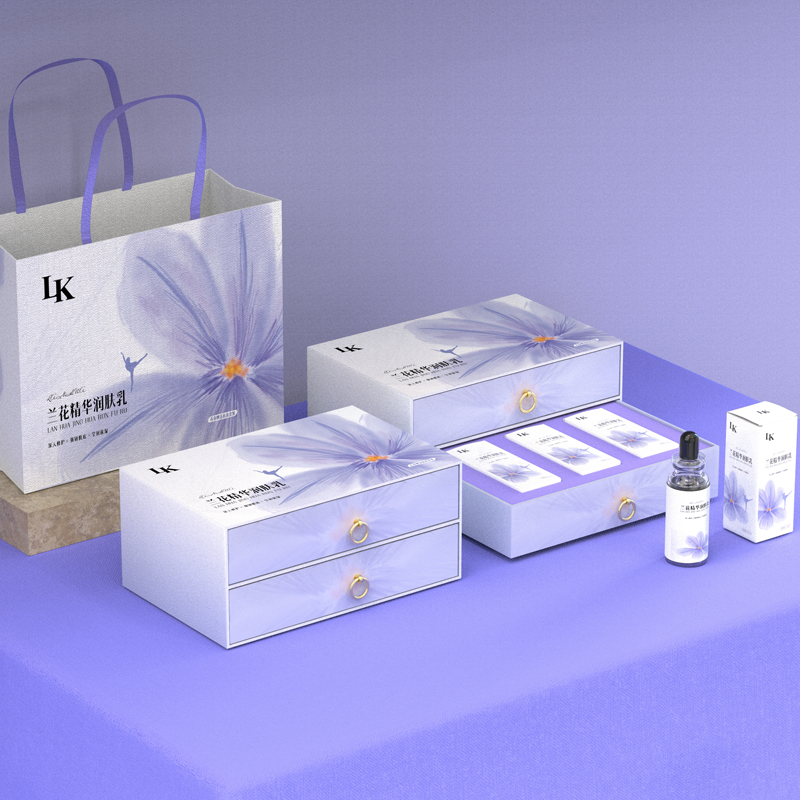 化妆品世纪注册彩盒、礼品盒套装