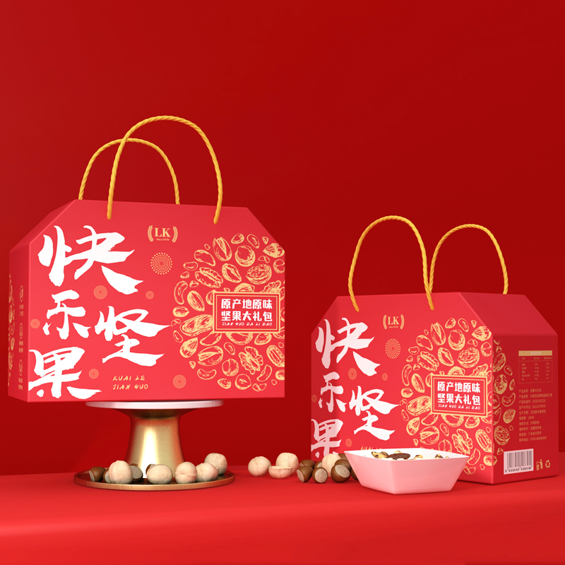 零食世纪注册礼盒、彩盒、纸箱设计定制