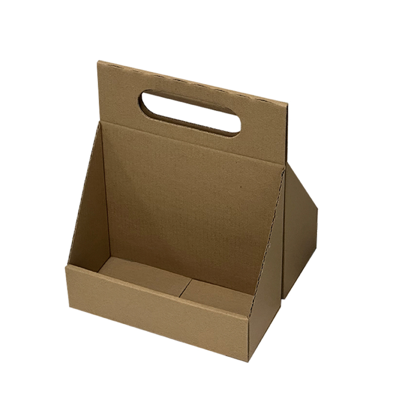 啤酒饮料调味品便携手提瓦楞世纪注册盒