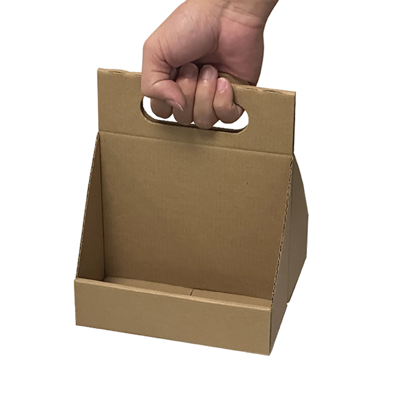 啤酒饮料调味品便携手提瓦楞世纪注册盒