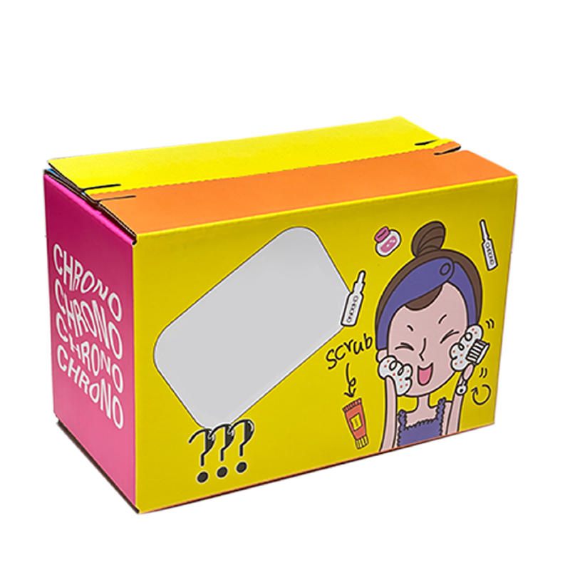 拉链纸箱快递化妆品世纪注册盒定制