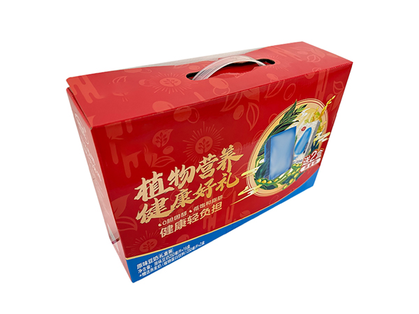 纯牛奶豆奶酸奶世纪注册纸箱红色彩箱