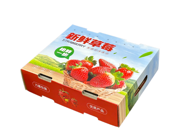 草莓水果世纪注册盒天地盒有带手提孔